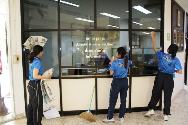 วิทยาลัยการทัพอากาศ กรมยุทธศึกษาทหารอากาศ จัดกิจกรรม    “Big Cleaning Day” เนื่องในโอกาสวันคล้ายวันพระบรมราชสมภพ พระบาทสมเด็จพระบรมชนกาธิเบศร มหาภูมิพลอดุลยเดชมหาราช บรมนาถบพิตร วันชาติ และวันพ่อแห่งชาติ