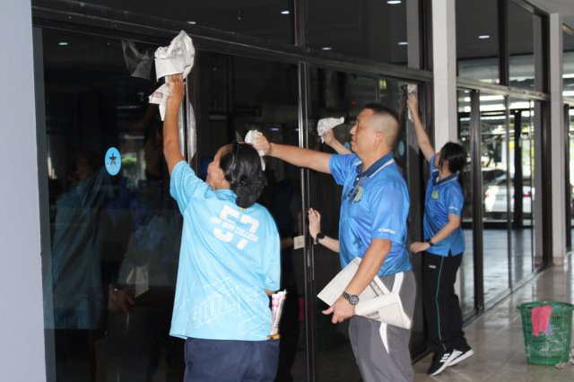 วิทยาลัยการทัพอากาศ กรมยุทธศึกษาทหารอากาศ จัดกิจกรรม “Big Cleaning Day”