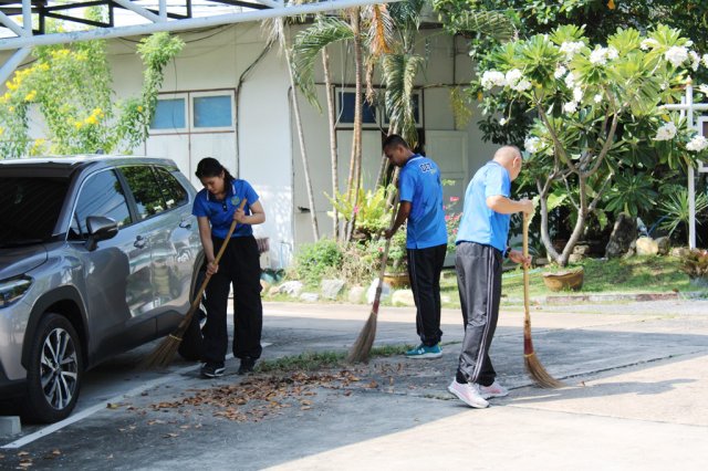 วิทยาลัยการทัพอากาศ กรมยุทธศึกษาทหารอากาศ จัดกิจกรรม “Big Cleaning Day”