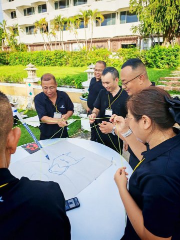 กิจกรรมการฝึกพัฒนาสัมพันธ์ นักศึกษาหลักสูตรการทัพอากาศ รุ่นที่ 60