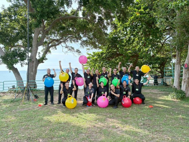 กิจกรรมการฝึกพัฒนาสัมพันธ์ นักศึกษาหลักสูตรการทัพอากาศ รุ่นที่ 60