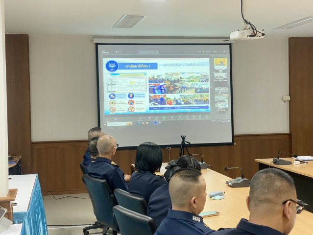 วิทยาลัยการทัพอากาศรับฟังการประชุมมอบแนวทางการปฏิบัติงาน ยศ.ทอ. ประจำปี ๒๕๖๙