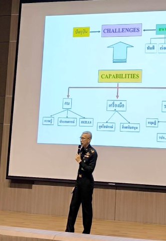 การบรรยายเรื่อง“การกำหนดขีดความสามารถทางทหาร”