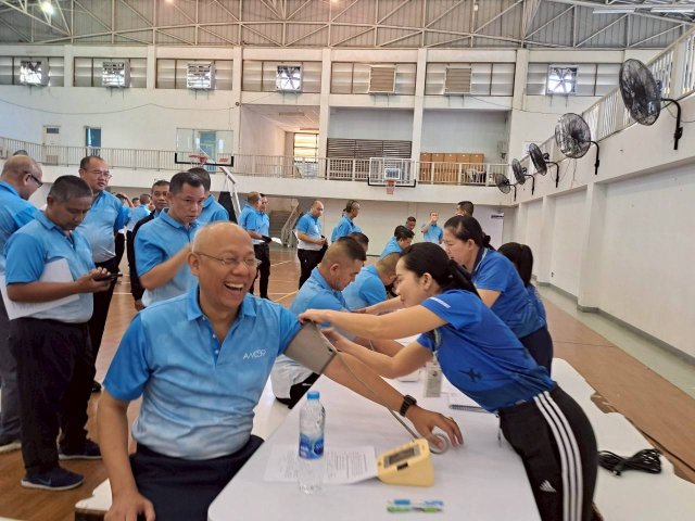 นักศึกษาวิทยาลัยการทัพอากาศ รุ่นที่ ๕๙ ทดสอบสมรรถภาพทางกาย