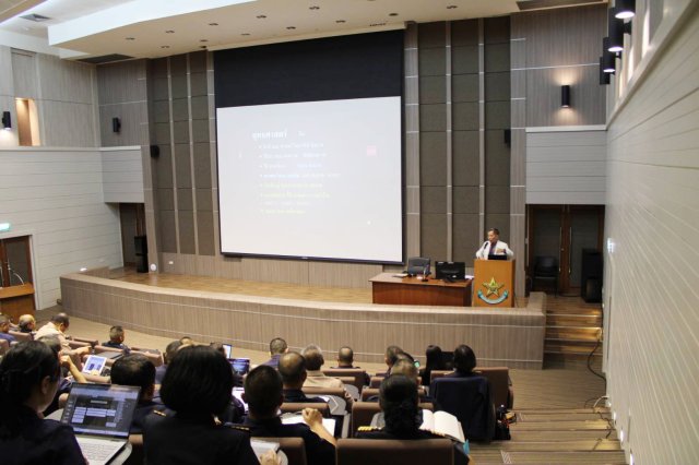 การบรรยายในหัวข้อ ผู้นำระดับยุทธศาสตร์