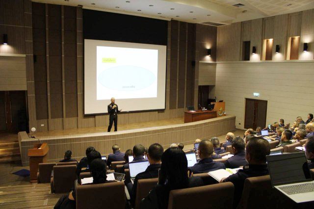 การบรรยายเรื่อง “การกำหนดยุทธศาสตร์ทหาร” สำหรับนักศึกษาหลักสูตรการทัพอากาศรุ่นที่ 59