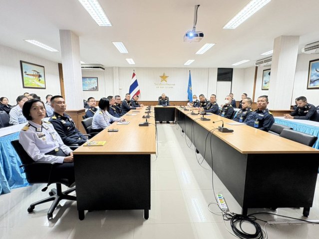 ผู้บังคับบัญชาและข้าราชการวิทยาลัยการทัพอากาศ ร่วมรับฟังนโยบาย “No Gift Policy” จาก ผู้บัญชาการทหารอากาศ