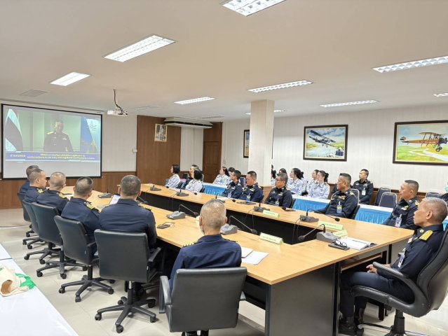 ผู้บังคับบัญชาและข้าราชการวิทยาลัยการทัพอากาศ ร่วมรับฟังนโยบาย “No Gift Policy” จาก ผู้บัญชาการทหารอากาศ