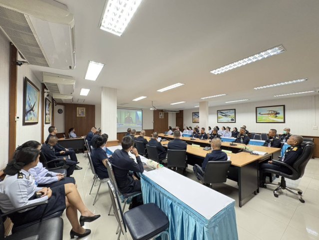 ผู้บังคับบัญชาและข้าราชการวิทยาลัยการทัพอากาศ ร่วมรับฟังนโยบาย “No Gift Policy” จาก ผู้บัญชาการทหารอากาศ