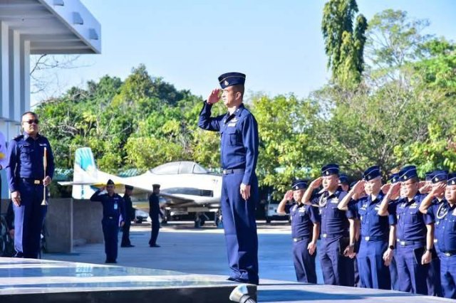 ผู้บัญชาการวิทยาลัยการทัพอากาศ กรมยุทธศึกษาทหารอากาศ นำคณะอาจารย์และนักศึกษาวิทยาลัยการทัพอากาศ รุ่นที่ ๕๙ ดูงานและศึกษา ภูมิประเทศภาคตะวันออกเฉียงเหนือ