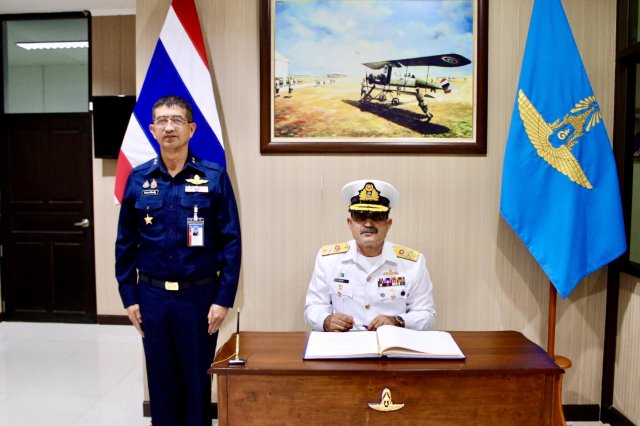 คณะอาจารย์ เจ้าหน้าที่และนักศึกษา วิทยาลัยการทัพเรือปากีสถาน เยี่ยมชมกิจการ วิทยาลัยการทัพอากาศ กรมยุทธศึกษาทหารอากาศ