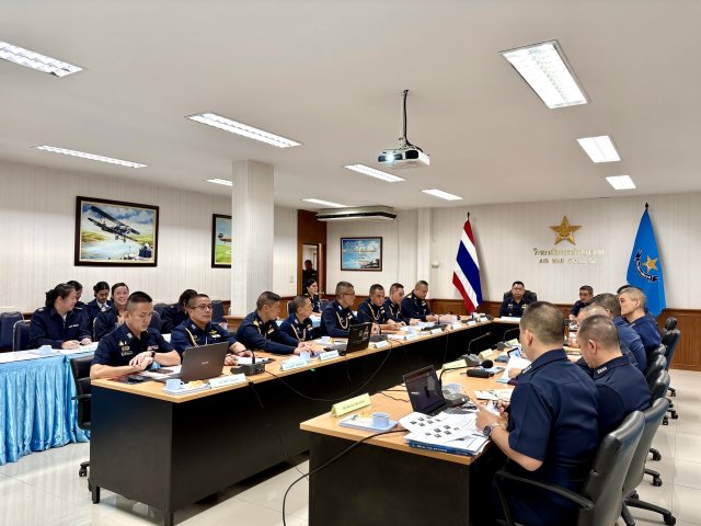 การตรวจประเมินคุณภาพการศึกษาภายใน วิทยาลัยการทัพอากาศ กรมยุทธศึกษาทหารอากาศ ประจำปีงบประมาณ ๖๘