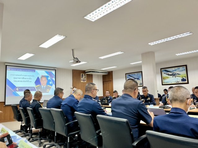 การตรวจประเมินคุณภาพการศึกษาภายใน วิทยาลัยการทัพอากาศ กรมยุทธศึกษาทหารอากาศ ประจำปีงบประมาณ ๖๘