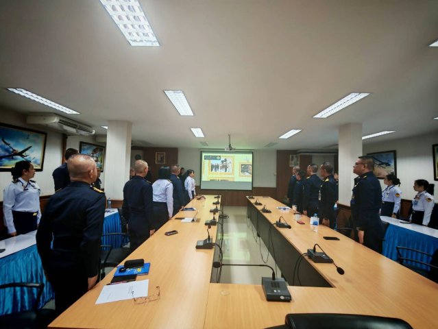 "วิทยาลัยการทัพอากาศ ร่วมรับฟังการแถลง “เจตนารมณ์ผู้บัญชาการทหารอากาศ ประจำปี ๒๕๖๙”