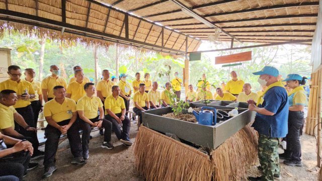 การศึกษาดูงานโรงเรียนจิตอาสา ๙๐๔ ของวิทยาลัยการทัพอากาศ กรมยุทธศึกษาทหารอากาศ