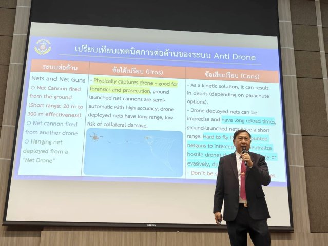 ที่ปรึกษาคณะอนุกรรมาธิการกิจการทางทหารด้านไซเบอร์ เทคโนโลยี อาวุธยุทโธปกรณ์ และอุตสาหกรรมป้องกันประเทศ บรรยายพิเศษแก่นักศึกษาวิทยาลัยการทัพอากาศ รุ่นที่ ๕๙