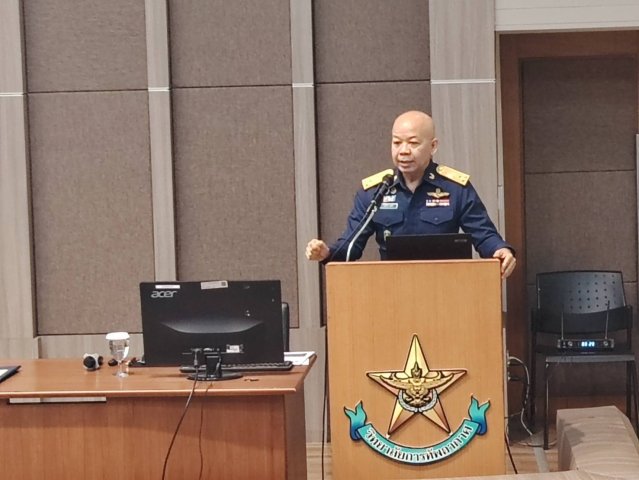 วิทยาลัยการทัพอากาศจัดการบรรยายเรื่อง “ผู้นำทางทหาร" โดย พลอากาศโท วชิรศักดิ์ พูสิทธิ์