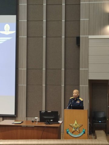 วิทยาลัยการทัพอากาศจัดการบรรยายเรื่อง “ผู้นำทางทหาร" โดย พลอากาศโท วชิรศักดิ์ พูสิทธิ์