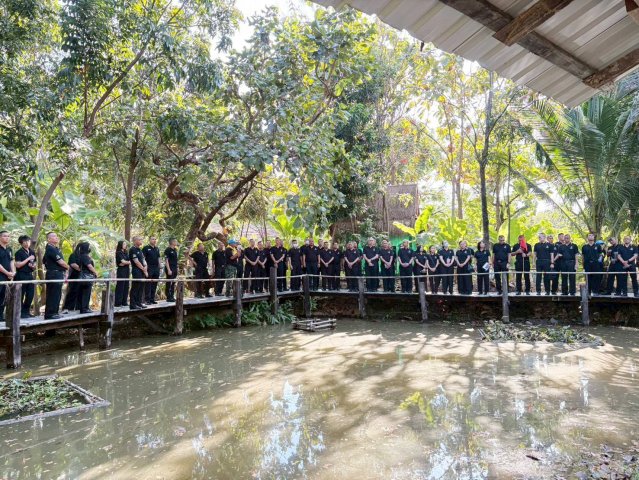 การศึกษาดูงานโรงเรียนจิตอาสา ๙๐๔ ของวิทยาลัยการทัพอากาศ กรมยุทธศึกษาทหารอากาศ