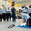 การจัดอบรมการปฐมพยาบาลฟื้นคืนชีพ (CPR) และการใช้เครื่องกระตุกหัวใจไฟฟ้าอัตโนมัติ (AED) 