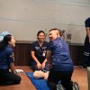 การจัดอบรมการปฐมพยาบาลฟื้นคืนชีพ (CPR) และการใช้เครื่องกระตุกหัวใจไฟฟ้าอัตโนมัติ (AED) 