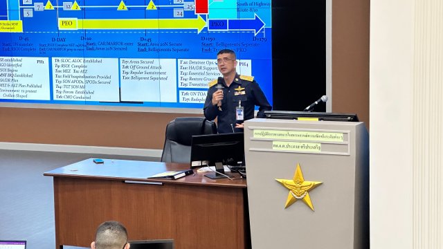 พล.อ.ต.ประภาส ศรีประเสริฐ รอง จก.ยศ.ทอ. บรรยายพิเศษแก่นักศึกษาหลักสูตรการทัพอากาศ รุ่นที่ ๖๐