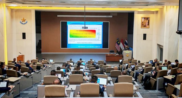 พล.อ.ต.ประภาส ศรีประเสริฐ รอง จก.ยศ.ทอ. บรรยายพิเศษแก่นักศึกษาหลักสูตรการทัพอากาศ รุ่นที่ ๖๐