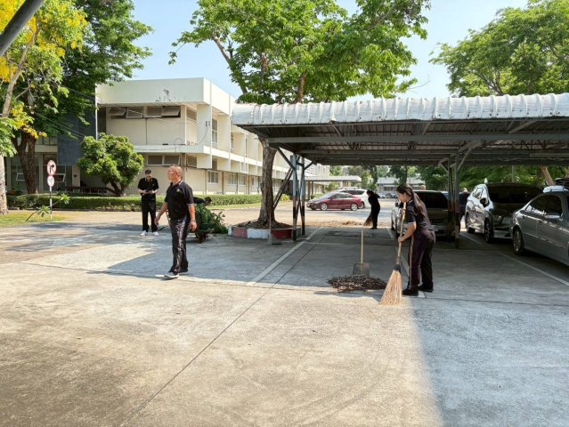 วิทยาลัยการทัพอากาศ กรมยุทธศึกษาทหารอากาศ จัดกิจกรรม Big cleaning day เนื่องในโอกาสวันที่ระลึกกองทัพอากาศ
