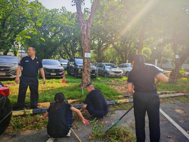 วิทยาลัยการทัพอากาศ กรมยุทธศึกษาทหารอากาศ จัดกิจกรรม Big cleaning day เนื่องในโอกาสวันที่ระลึกกองทัพอากาศ