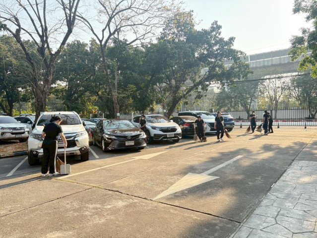 การจัดกิจกรรม Big Cleaning Day เสริมสร้างสภาพแวดล้อมที่ดีในวิทยาลัยการทัพอากาศ