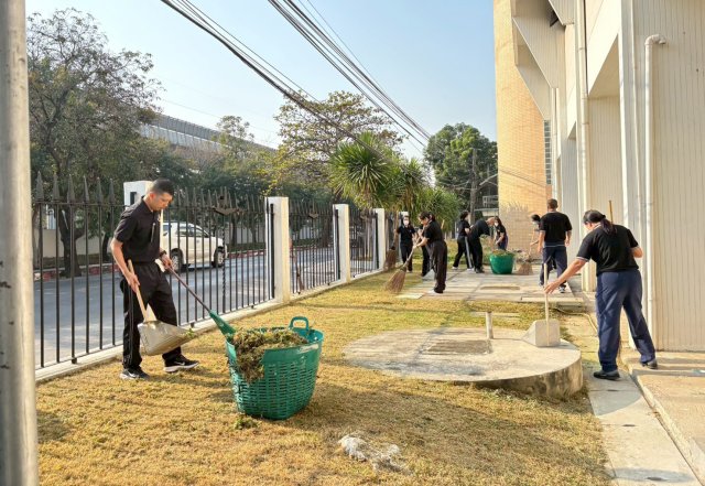 การจัดกิจกรรม Big Cleaning Day เสริมสร้างสภาพแวดล้อมที่ดีในวิทยาลัยการทัพอากาศ