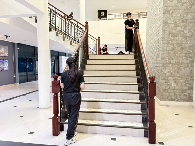 การจัดกิจกรรม Big Cleaning Day เสริมสร้างสภาพแวดล้อมที่ดีในวิทยาลัยการทัพอากาศ