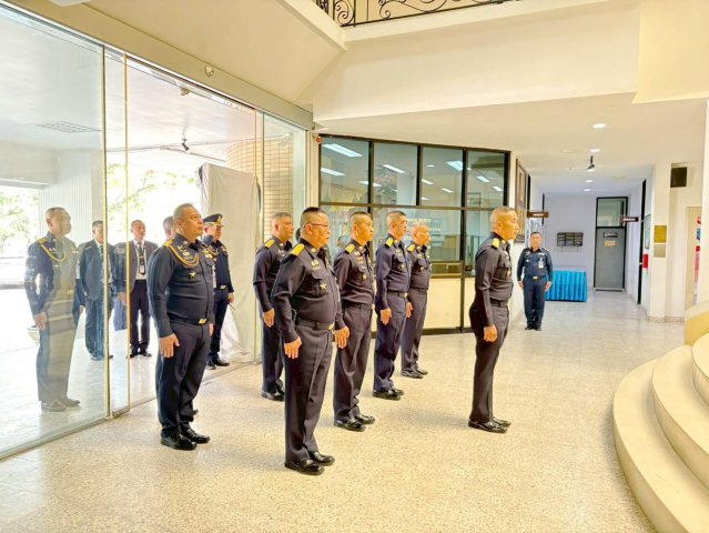 พลอากาศเอก เสกสรร  คันธา ผู้บัญชาการทหารอากาศ บรรยายพิเศษ ให้แก่ นักศึกษาวิทยาลัยการทัพอากาศ รุ่นที่ ๖๐