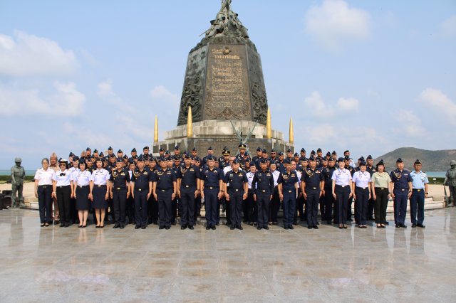 การดูงานและศึกษาภูมิประเทศภาคตะวันออก ของนักศึกษาหลักสูตรการทัพอากาศ รุ่นที่ ๖๐