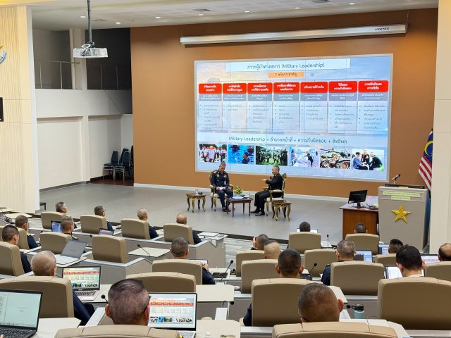 การบรรยายพิเศษเรื่อง “ความท้าทายและโอกาสของผู้นำในการพัฒนากองทัพเพื่อรองรับภัยคุกคามในอนาคต (Transformative Leaders & Future Challenges)” โดย พลเอกทรงวิทย์ หนุนภักดี อดีตผู้บัญชาการทหารสูงสุด