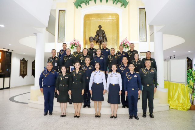 การหารือความร่วมมือทางวิชาการ ระหว่าง วิทยาลัยการทัพบก และวิทยาลัยการทัพอากาศ ครั้งที่ ๒  ณ วิทยาลัยการทัพอากาศ