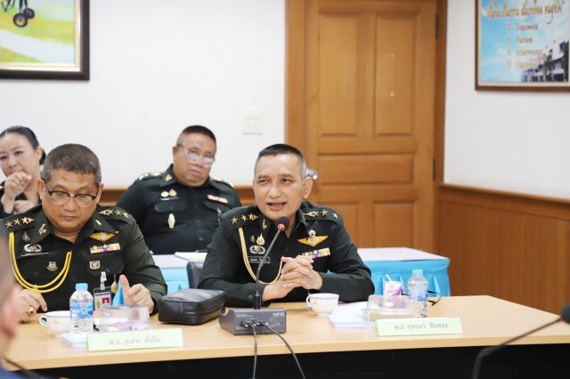 การหารือความร่วมมือทางวิชาการ ระหว่าง วิทยาลัยการทัพบก และวิทยาลัยการทัพอากาศ ครั้งที่ ๒  ณ วิทยาลัยการทัพอากาศ
