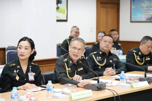 การหารือความร่วมมือทางวิชาการ ระหว่าง วิทยาลัยการทัพบก และวิทยาลัยการทัพอากาศ ครั้งที่ ๒  ณ วิทยาลัยการทัพอากาศ