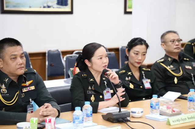 การหารือความร่วมมือทางวิชาการ ระหว่าง วิทยาลัยการทัพบก และวิทยาลัยการทัพอากาศ ครั้งที่ ๒  ณ วิทยาลัยการทัพอากาศ
