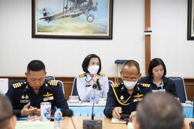การหารือความร่วมมือทางวิชาการ ระหว่าง วิทยาลัยการทัพบก และวิทยาลัยการทัพอากาศ ครั้งที่ ๒  ณ วิทยาลัยการทัพอากาศ