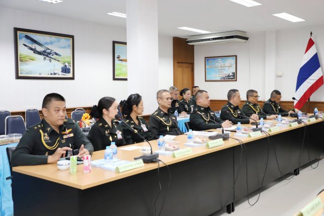การหารือความร่วมมือทางวิชาการ ระหว่าง วิทยาลัยการทัพบก และวิทยาลัยการทัพอากาศ ครั้งที่ ๒  ณ วิทยาลัยการทัพอากาศ