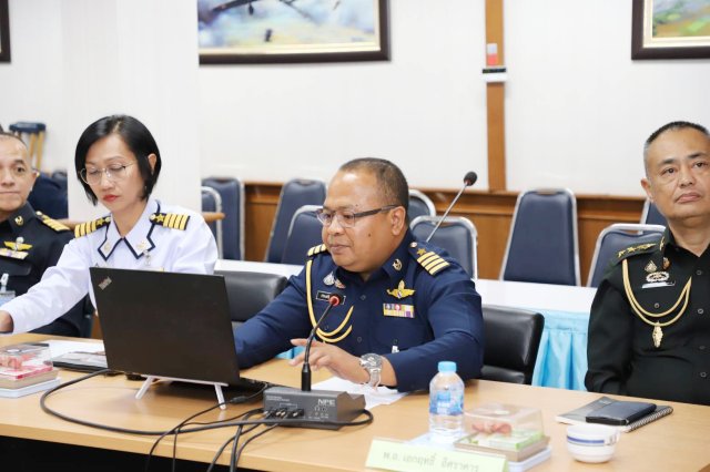 การหารือความร่วมมือทางวิชาการ ระหว่าง วิทยาลัยการทัพบก และวิทยาลัยการทัพอากาศ ครั้งที่ ๒  ณ วิทยาลัยการทัพอากาศ