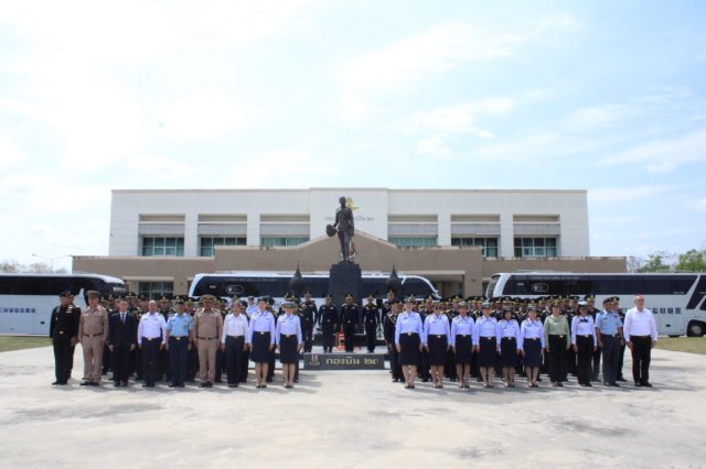 การดูงานและศึกษาภูมิประเทศภาคตะวันออกเฉียงเหนือ ของนักศึกษาหลักสูตรการทัพอากาศ รุ่นที่ ๖๐
