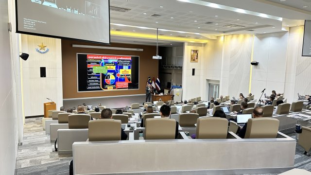 พลเอก วิชัย ชูเชิด อดีตผู้บัญชาการสถาบันวิชาการป้องกันประเทศ บรรยายพิเศษเรื่อง “พลังอำนาจแห่งชาติ” 